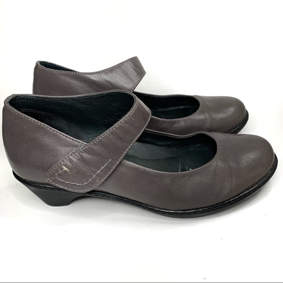 Dansko Shoes - Dansko Bess Kidsin Grey Mary Jane Womens Shoes Size 38 Leather Pump